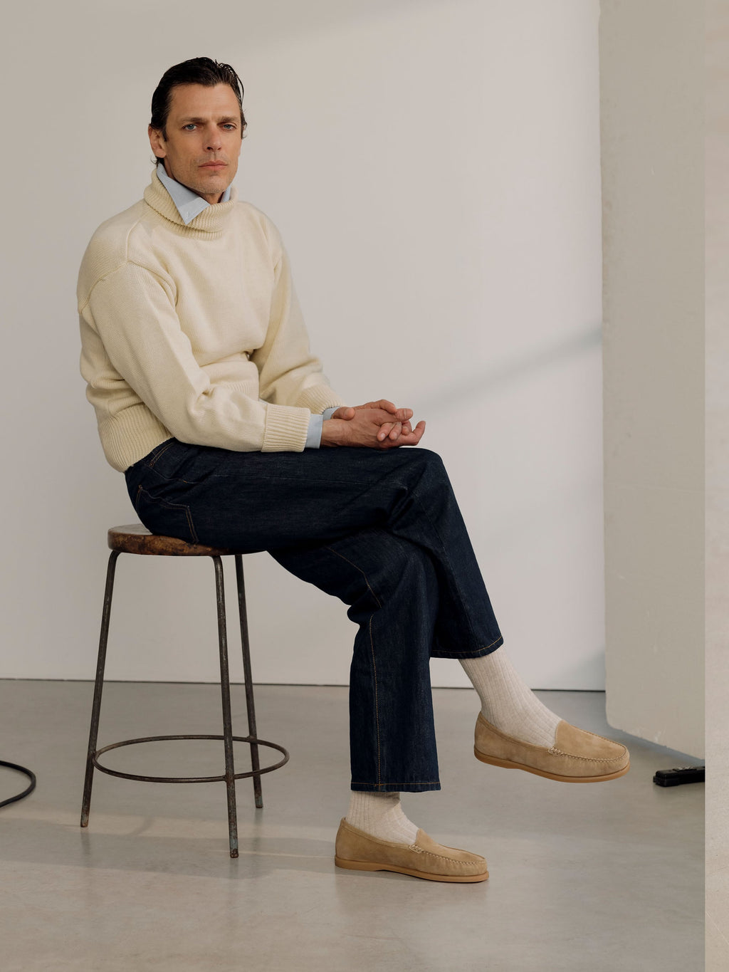 Loafer - Sand Suede