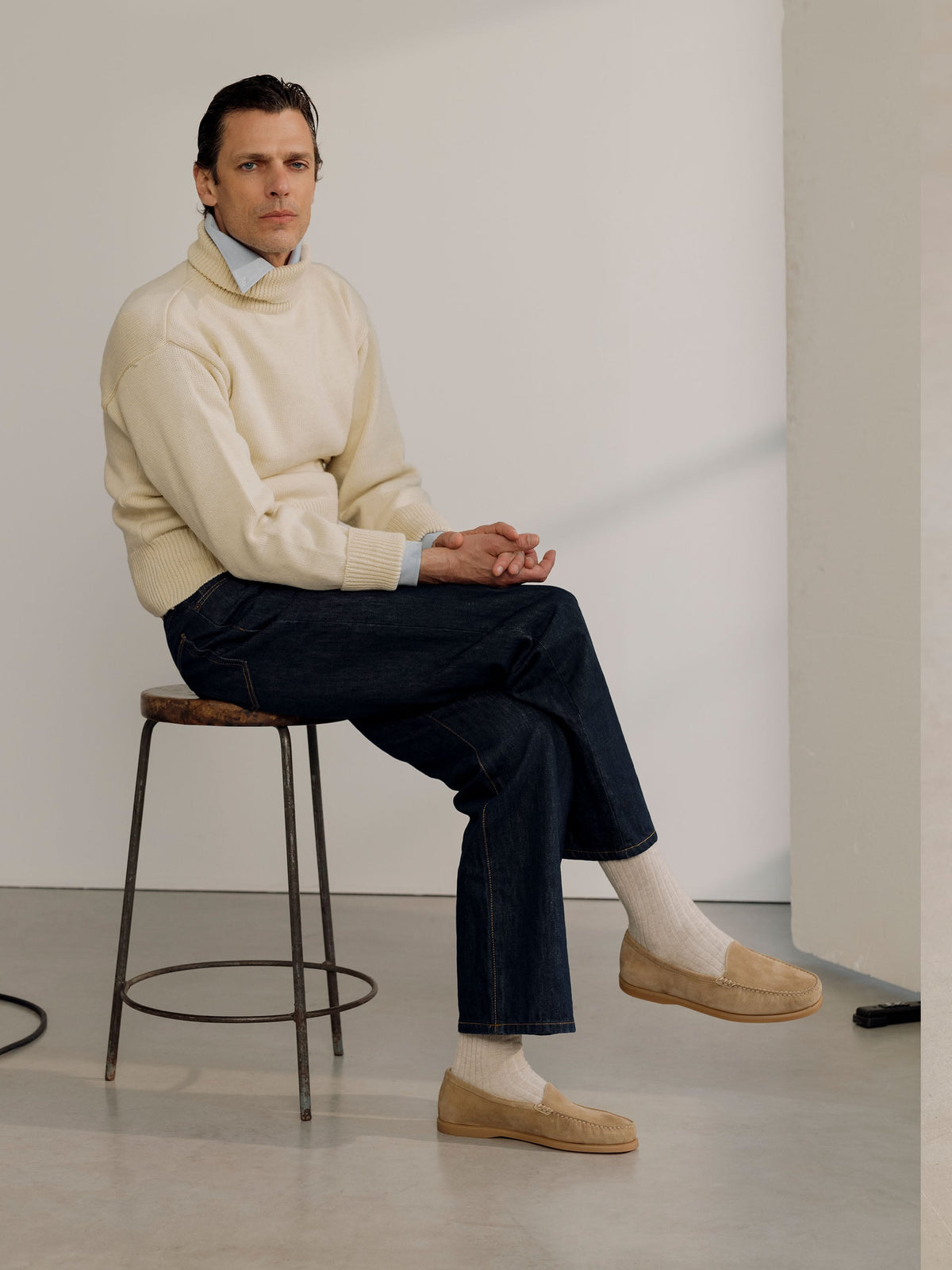 Loafer - Sand Suede