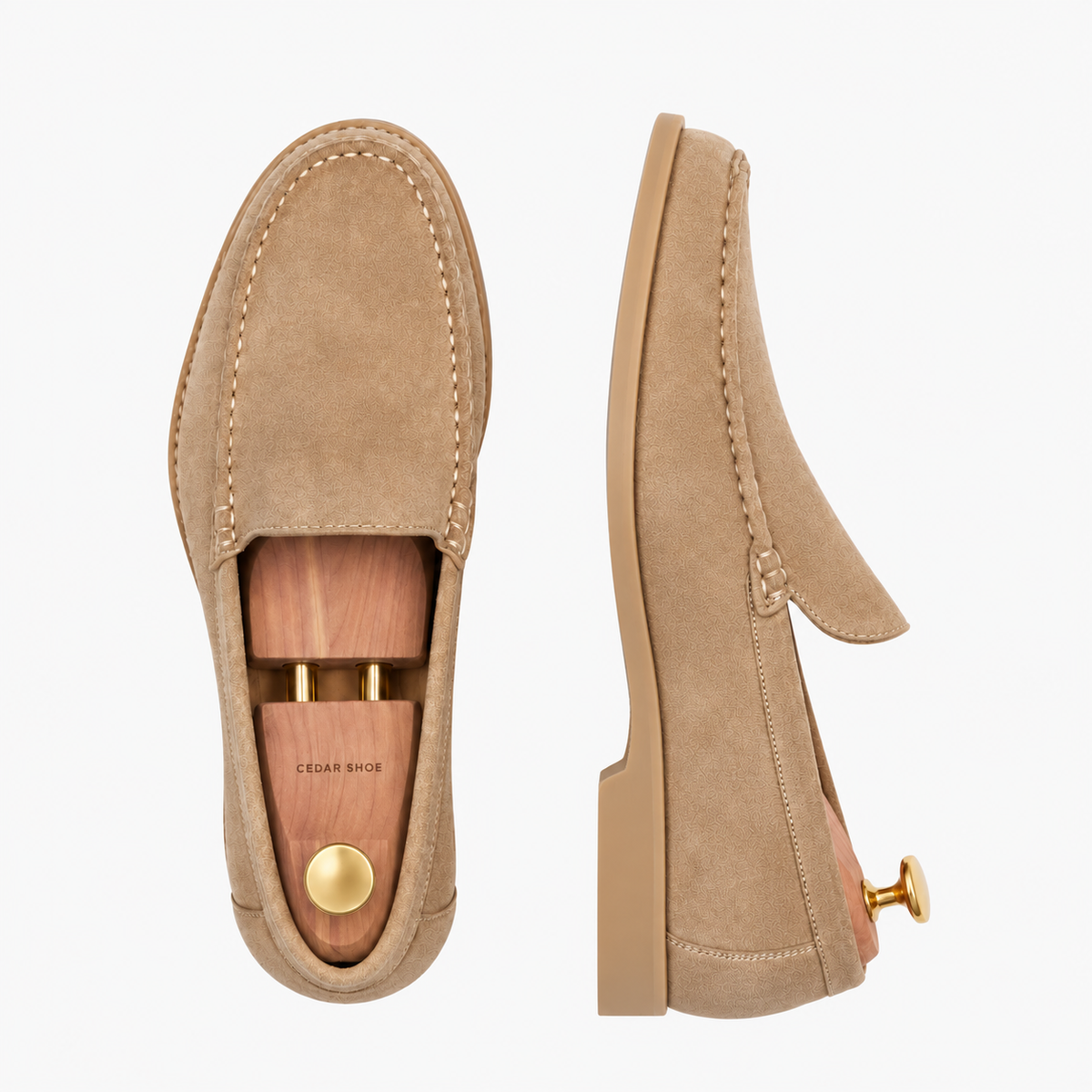 Loafer - Sand Suede