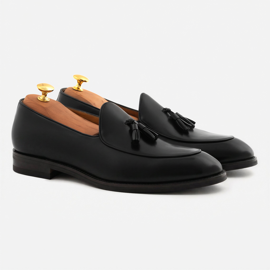 Perry Belgian Loafer in Premium Full-Grain Leather