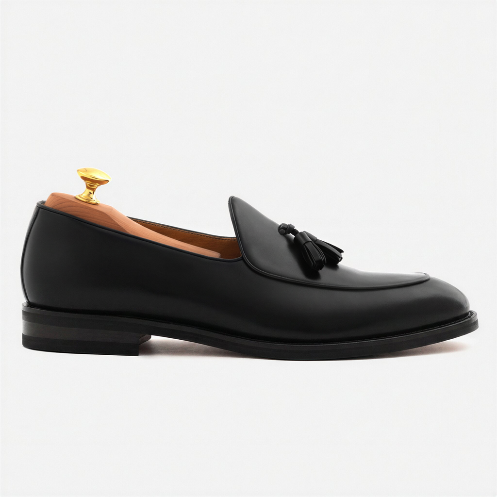 Perry Belgian Loafer in Premium Full-Grain Leather