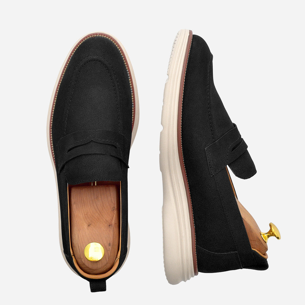Hudson Nubuck Loafers