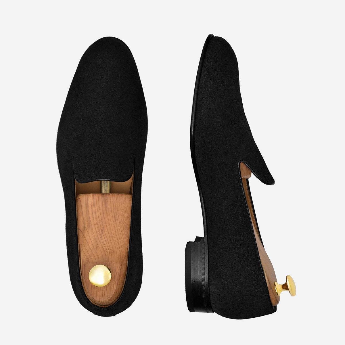 Langford Wholecut Suede Loafers