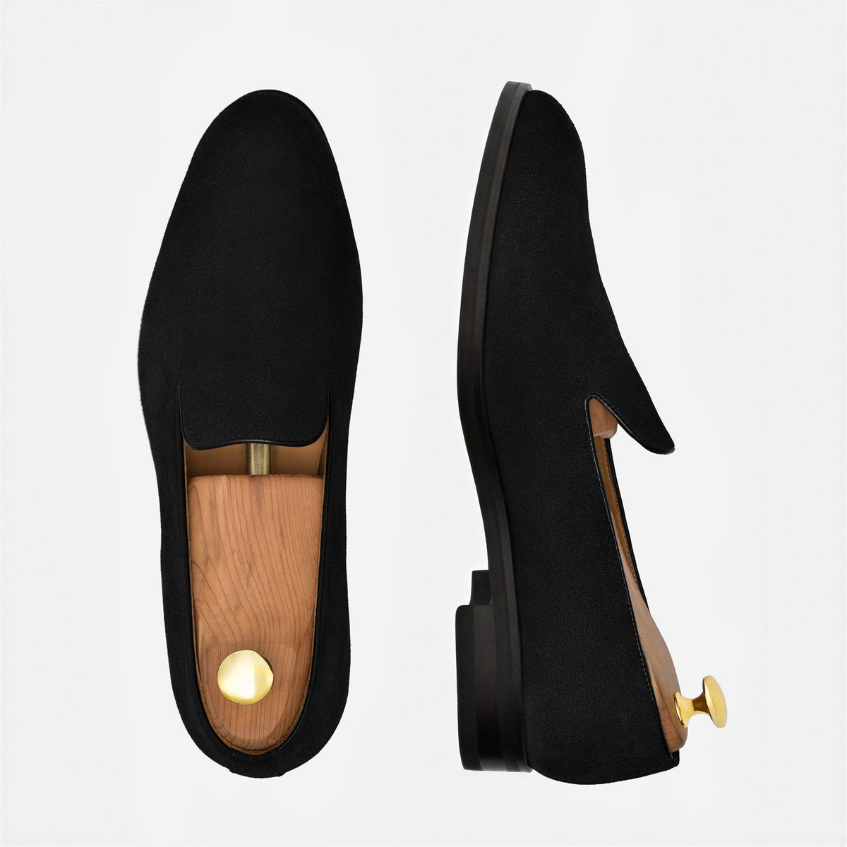 Langford Wholecut Suede Loafers