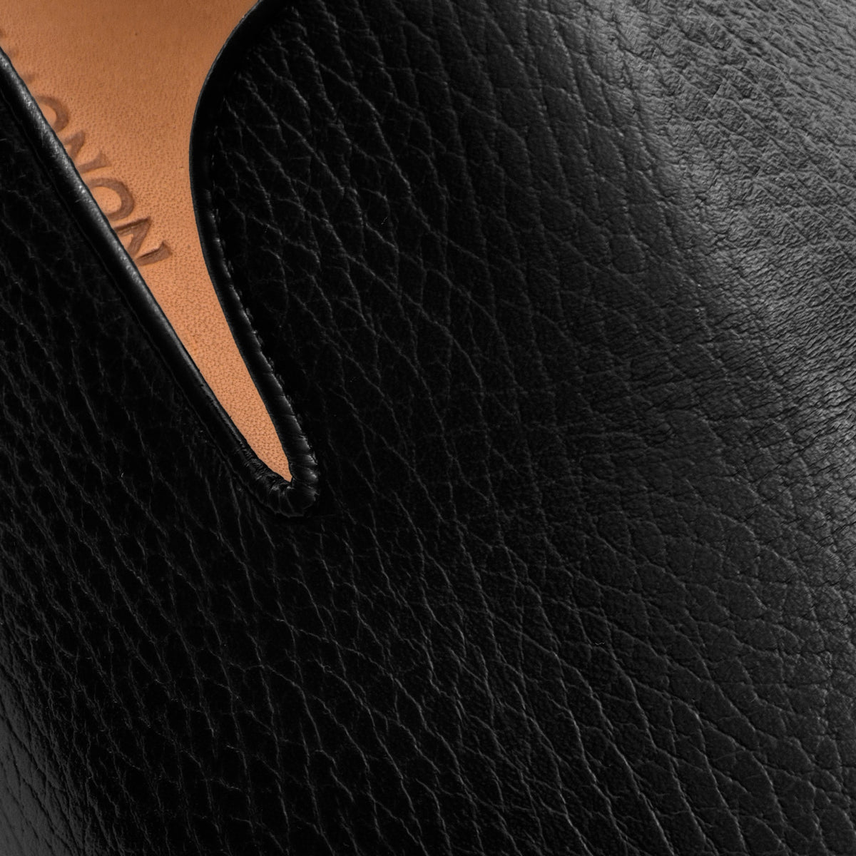 Langford Pebbled Leather Wholecut Loafers