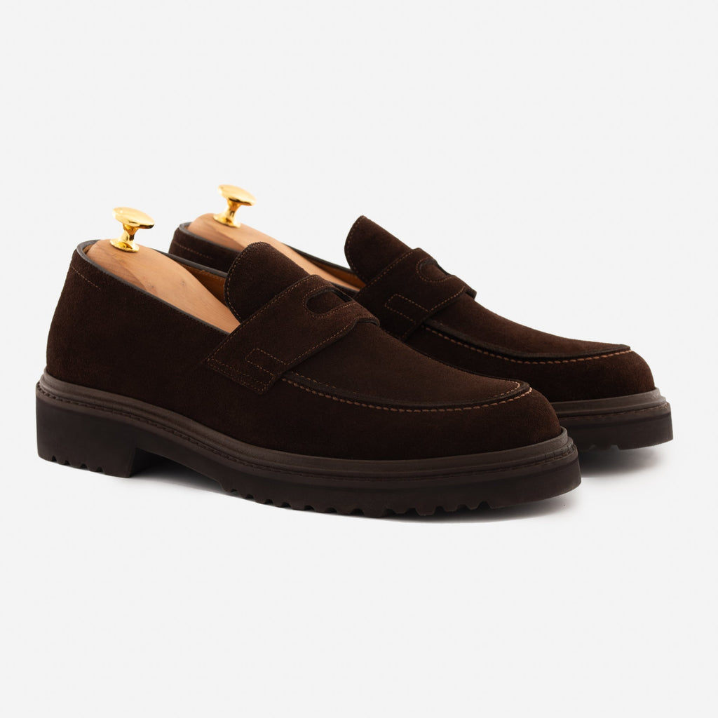 Fuentes Water-Repellent Suede Loafers