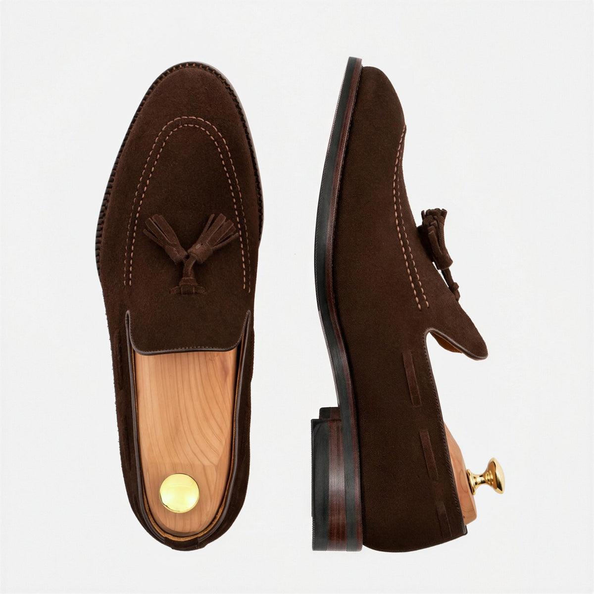 Bernard Suede Tassel Loafers