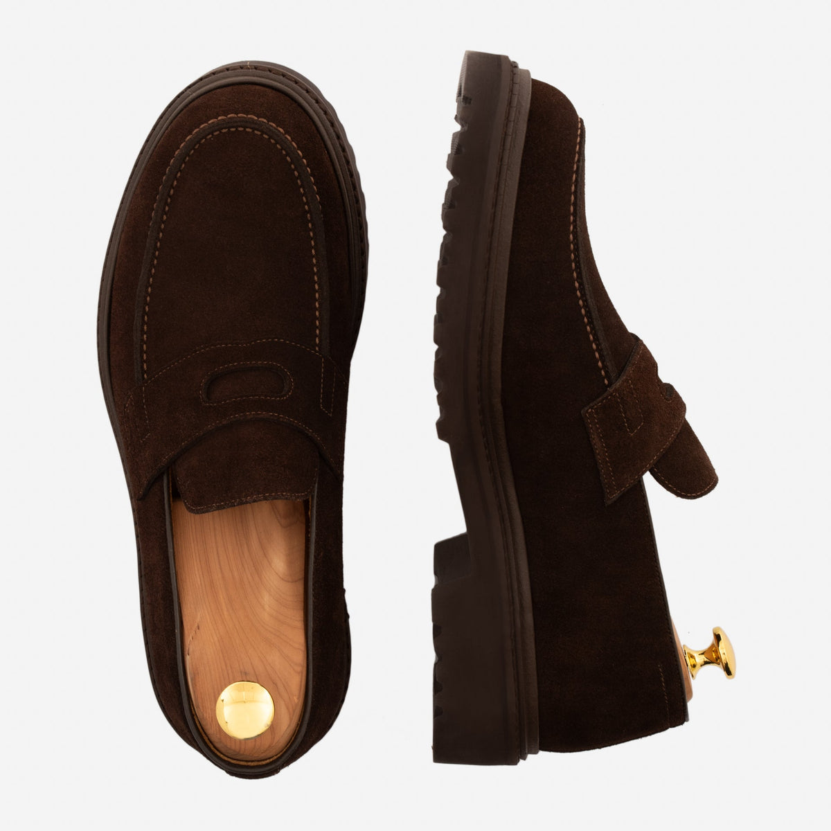 Fuentes Water-Repellent Suede Loafers