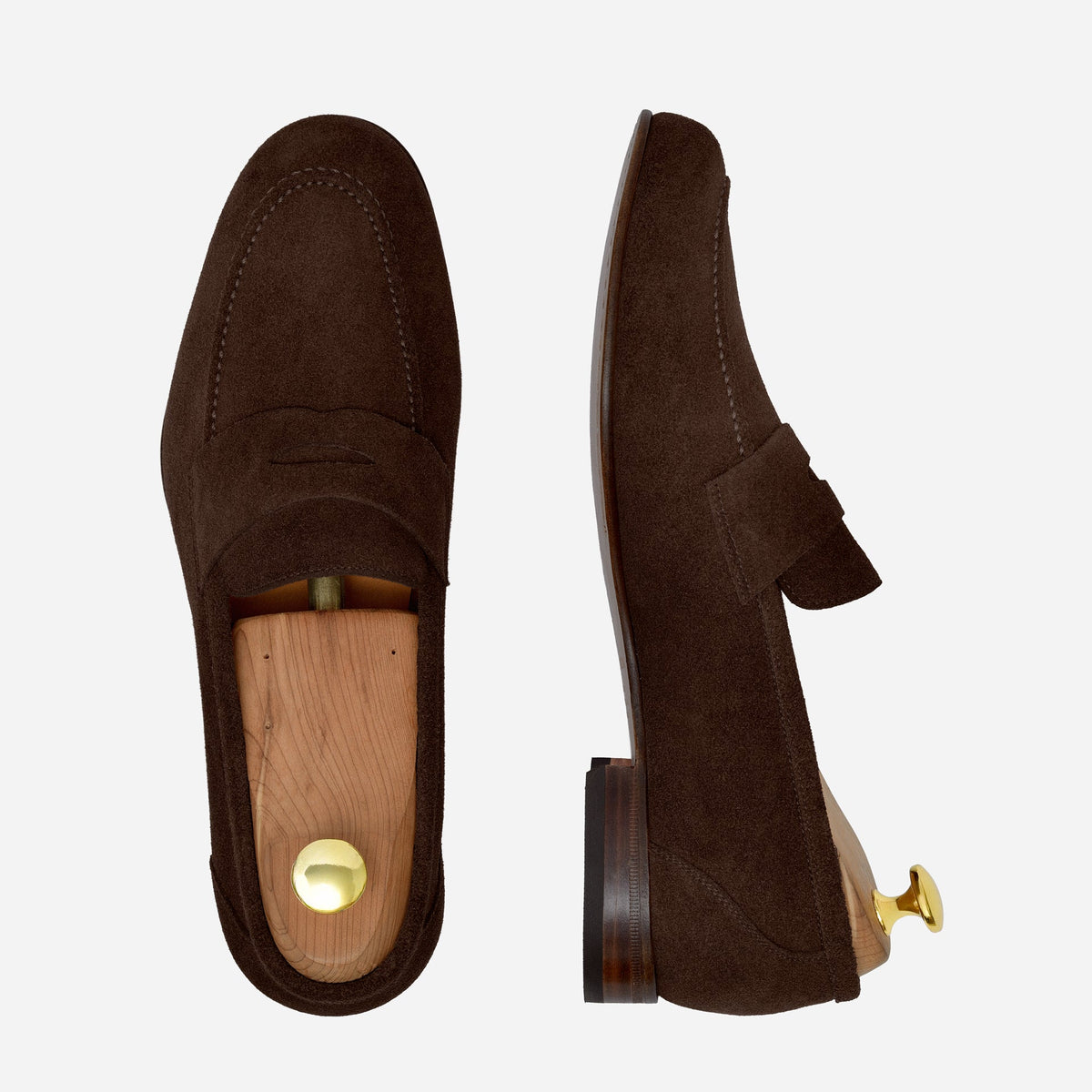 Holden Water-Repellent Suede Unlined Loafers