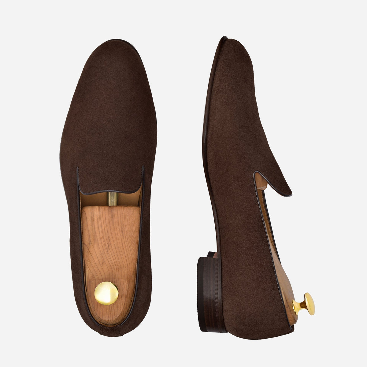 Langford Wholecut Suede Loafers