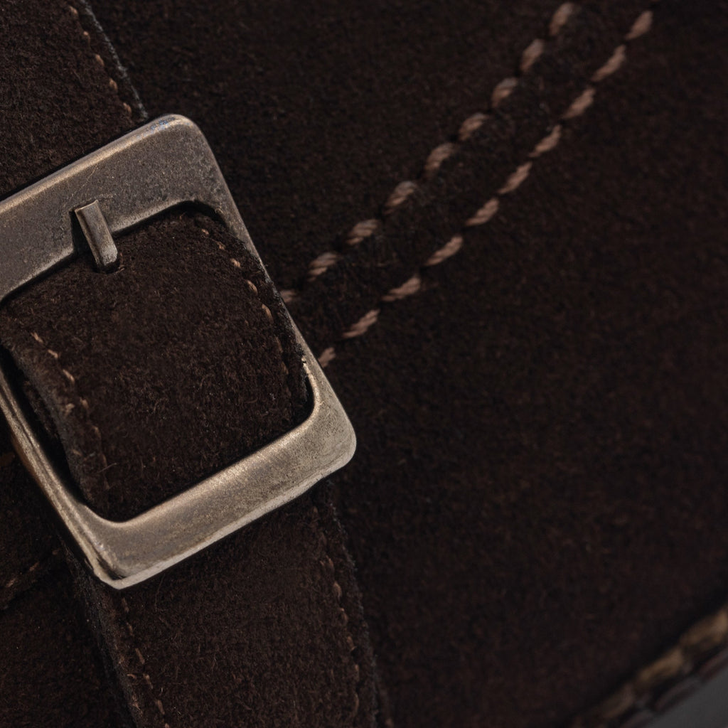 Archie Belted Loafers – Water-Repellent Suede