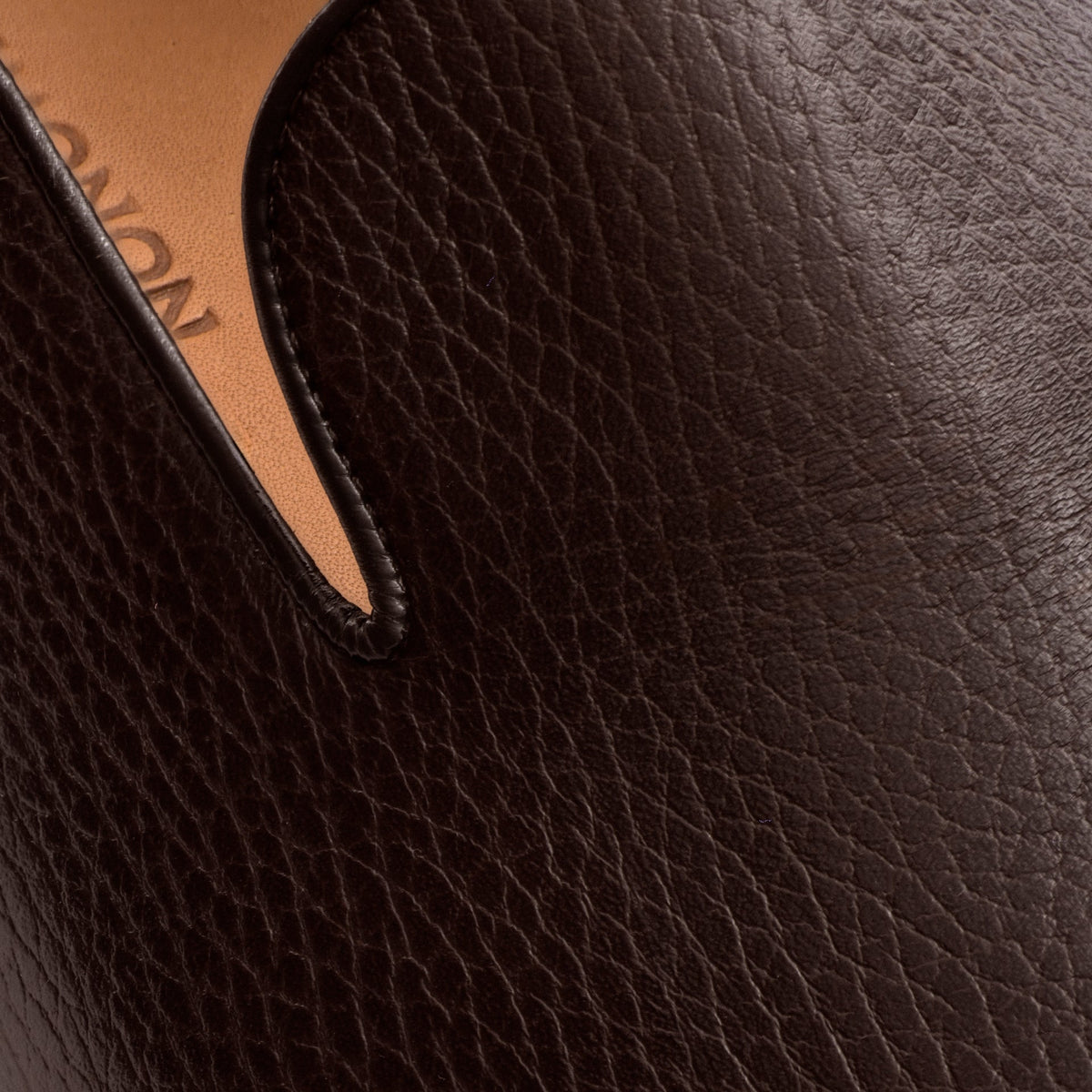 Langford Pebbled Leather Wholecut Loafers
