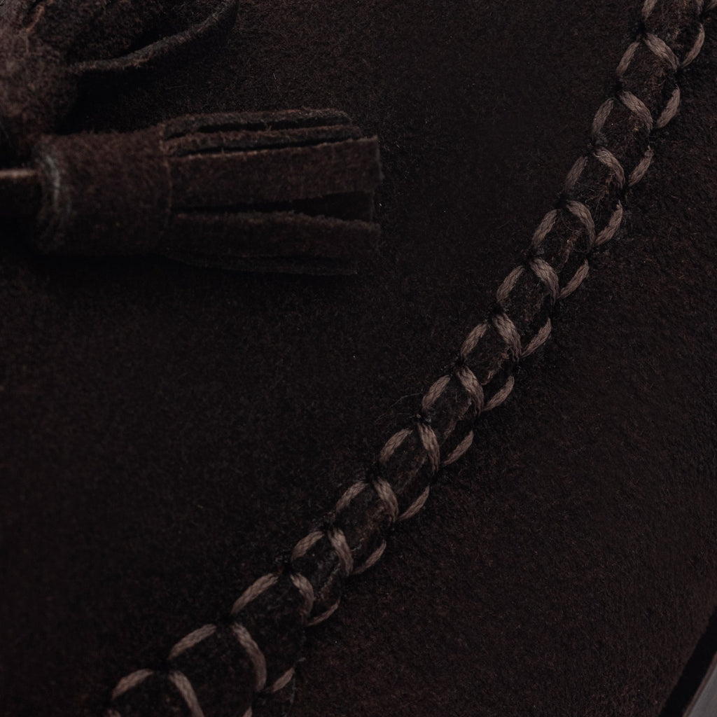 Lewis Water-Repellent Suede Tassel Loafers