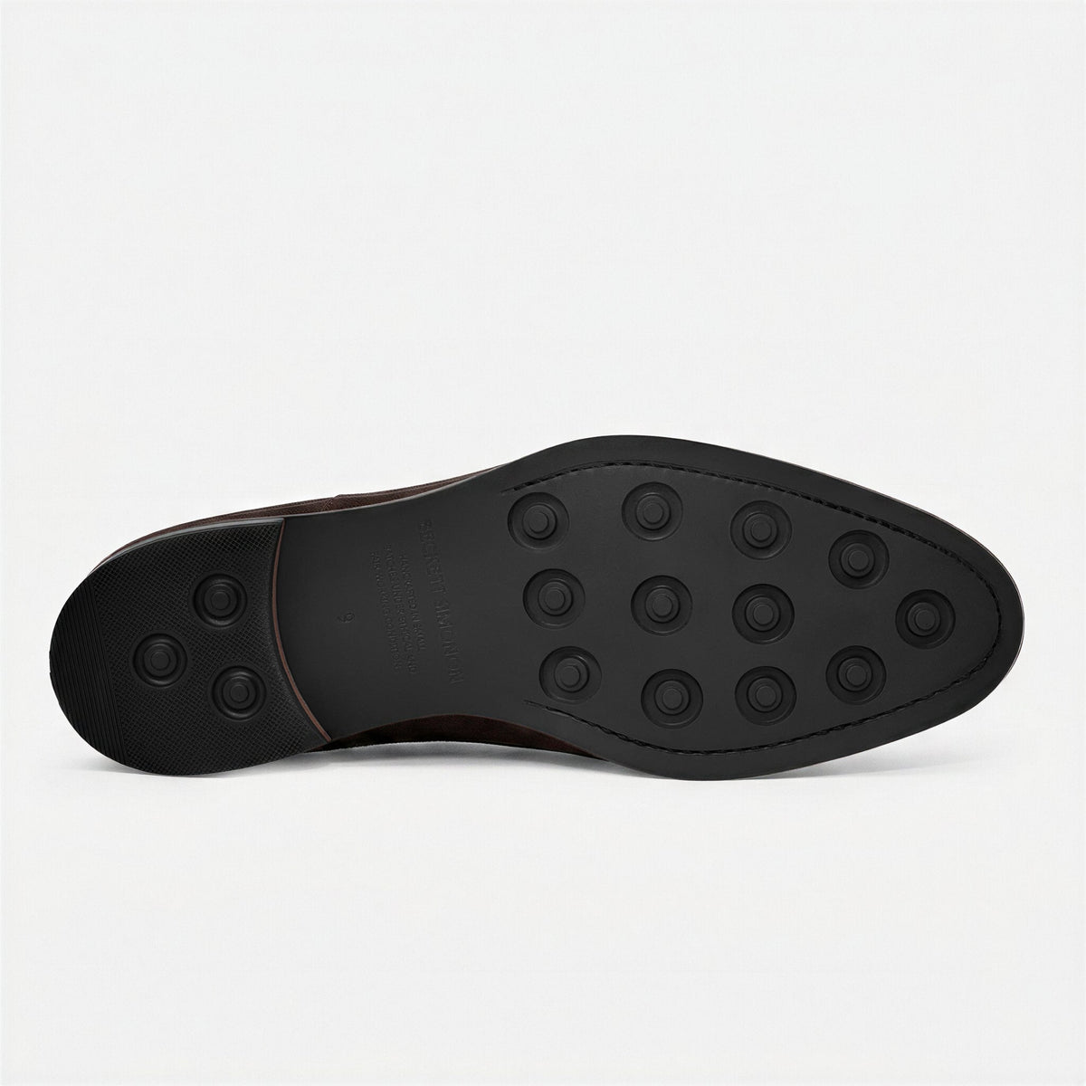 Perry Belgian Loafers in Water-Repellent Suede
