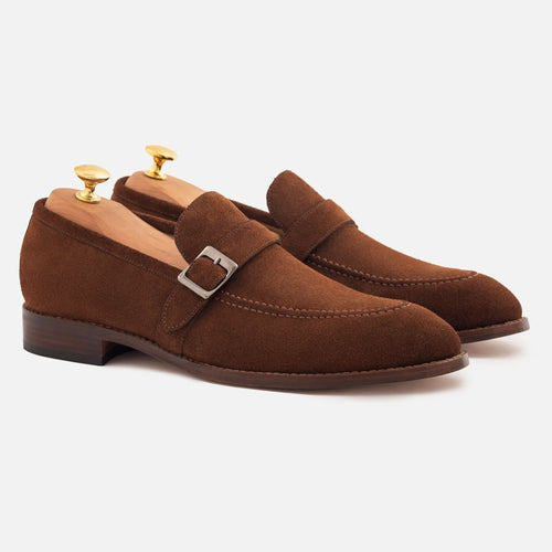 Archie Belted Loafers – Water-Repellent Suede