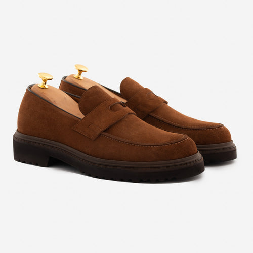 Fuentes Water-Repellent Suede Loafers