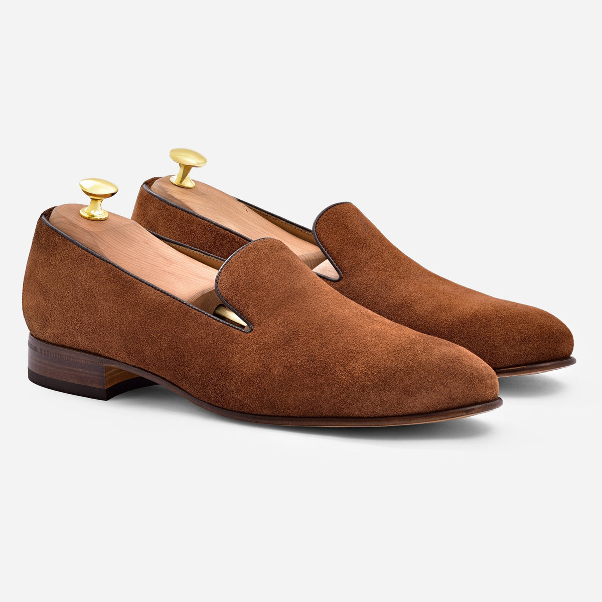 Langford Wholecut Suede Loafers