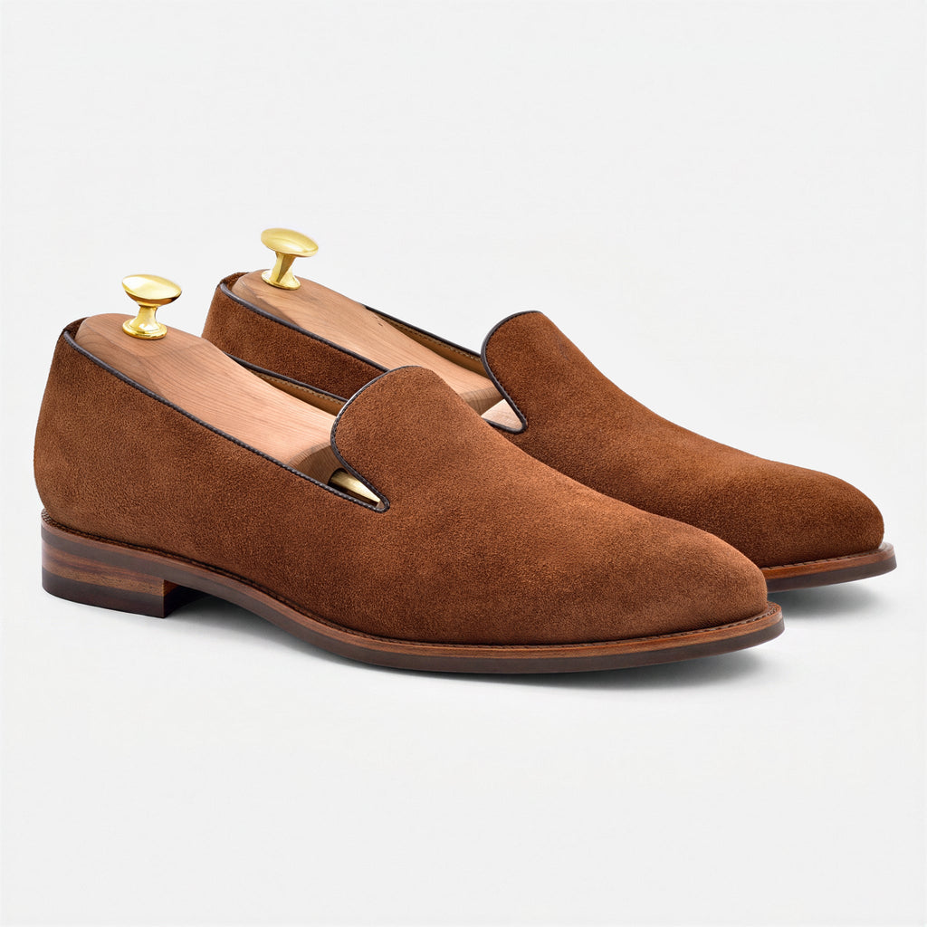 Langford Wholecut Suede Loafers