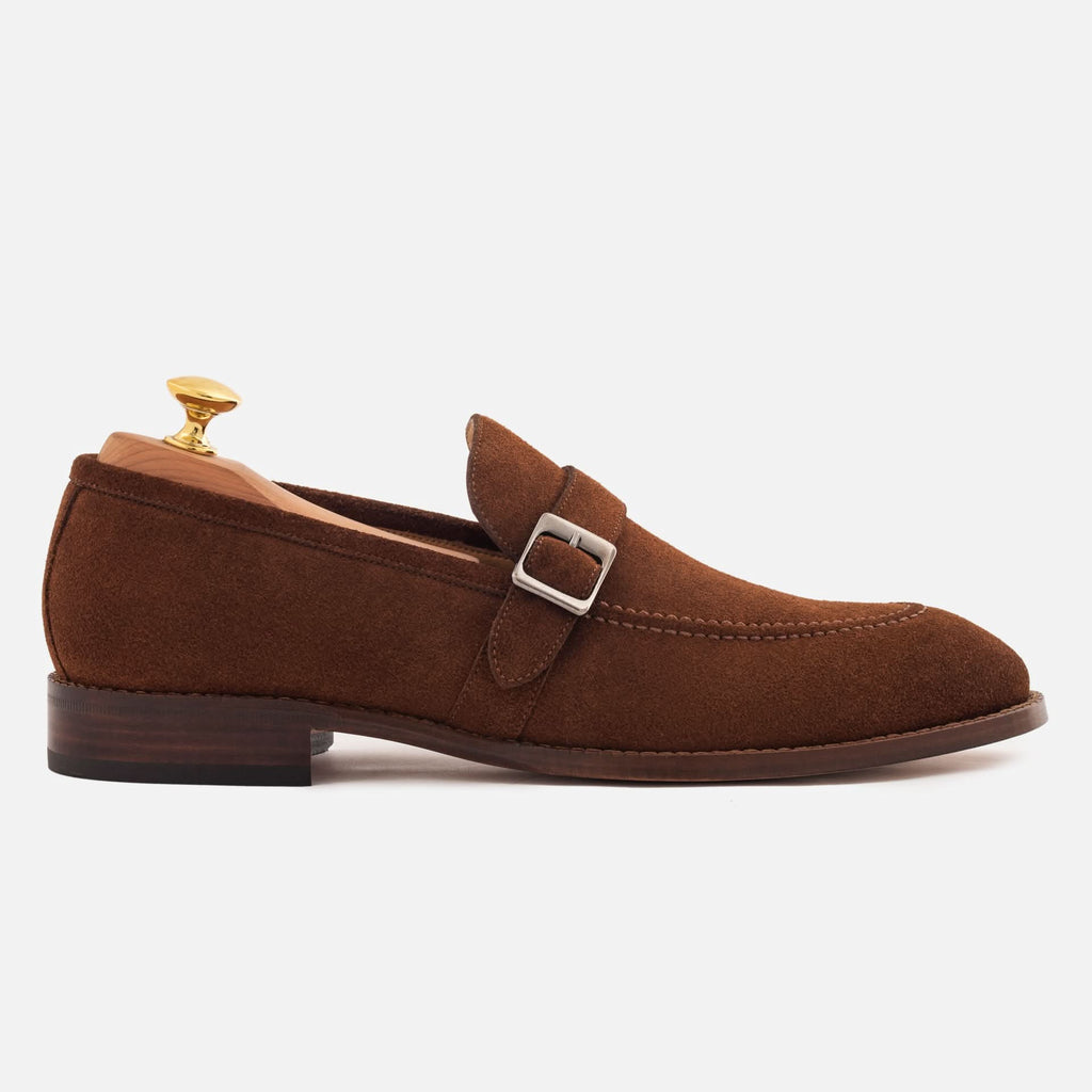 Archie Belted Loafers – Water-Repellent Suede