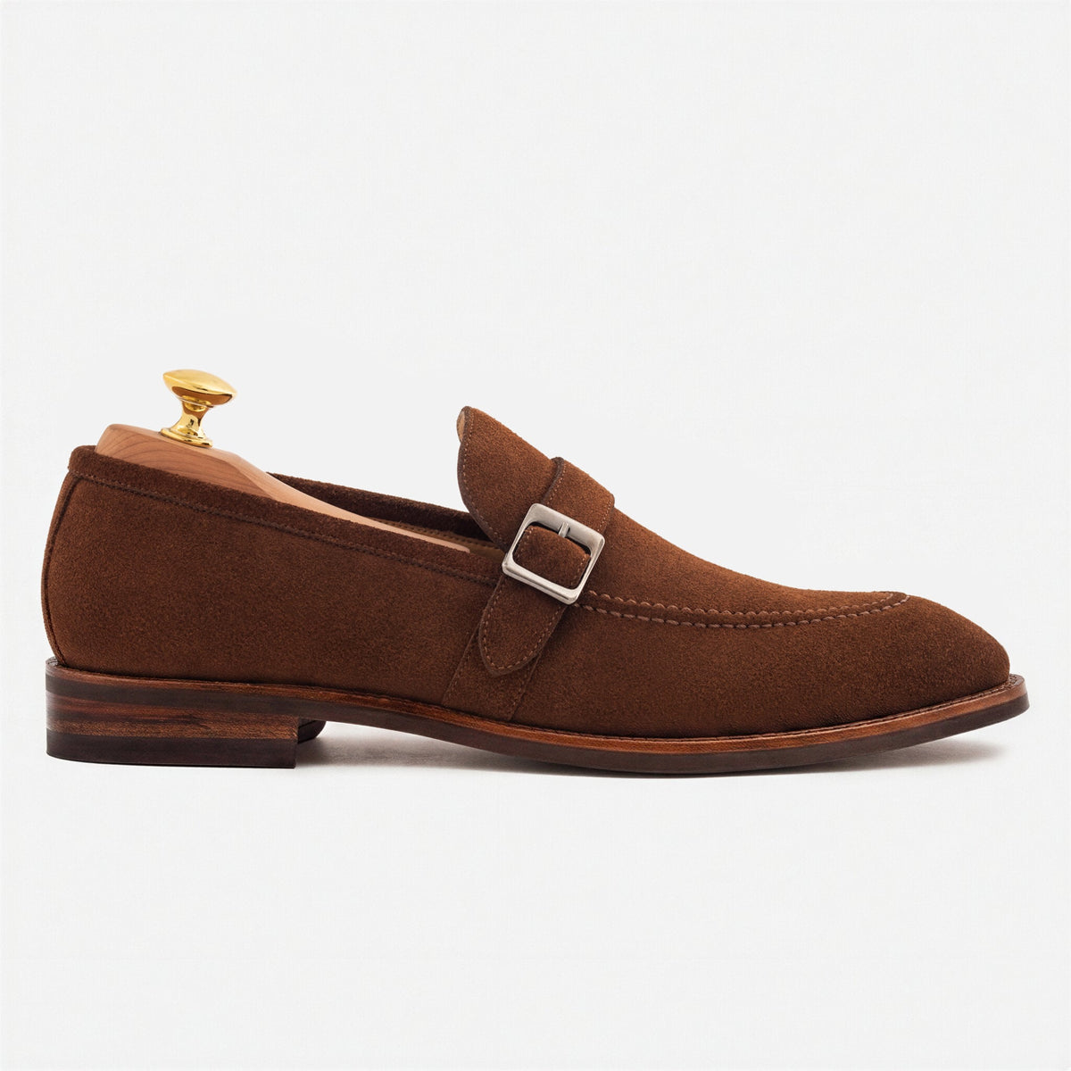 Archie Belted Loafers – Water-Repellent Suede