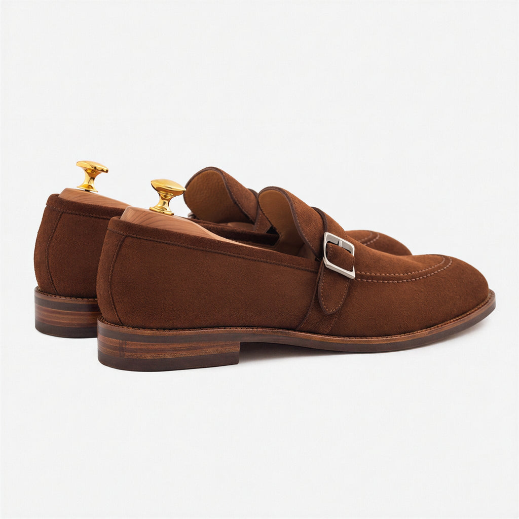 Archie Belted Loafers – Water-Repellent Suede