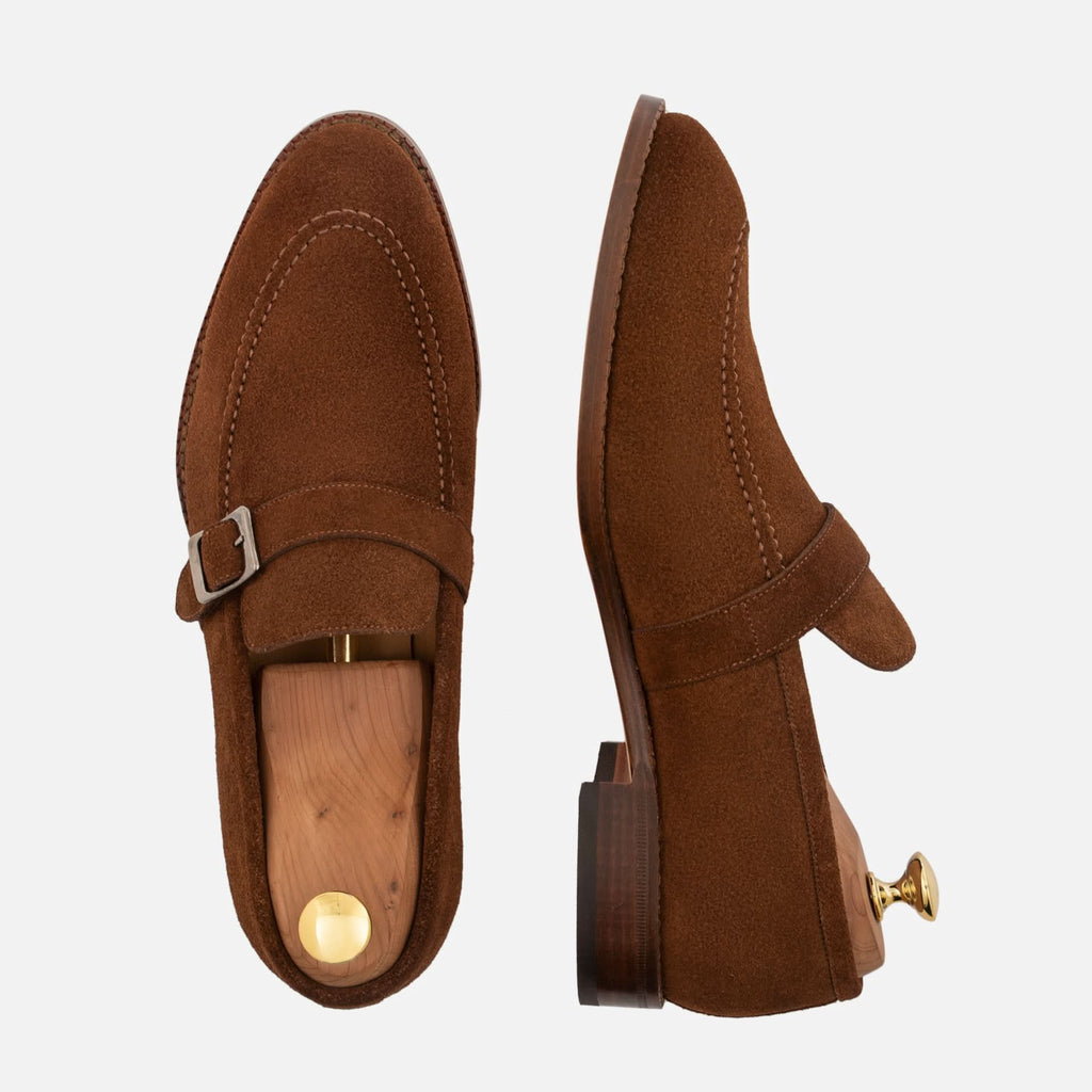 Archie Belted Loafers – Water-Repellent Suede