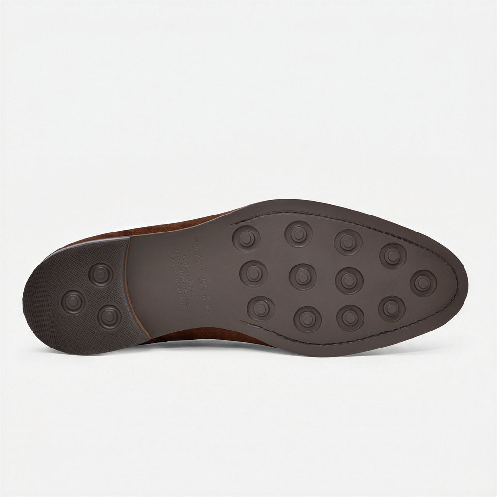 Langford Wholecut Suede Loafers