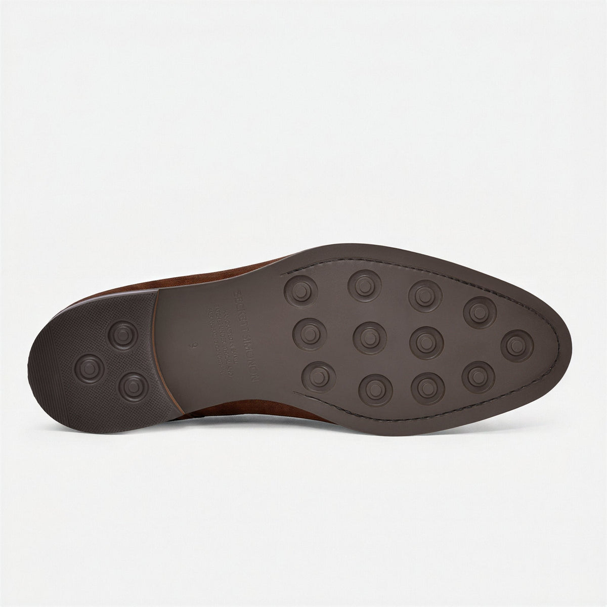 Perry Belgian Loafers in Water-Repellent Suede