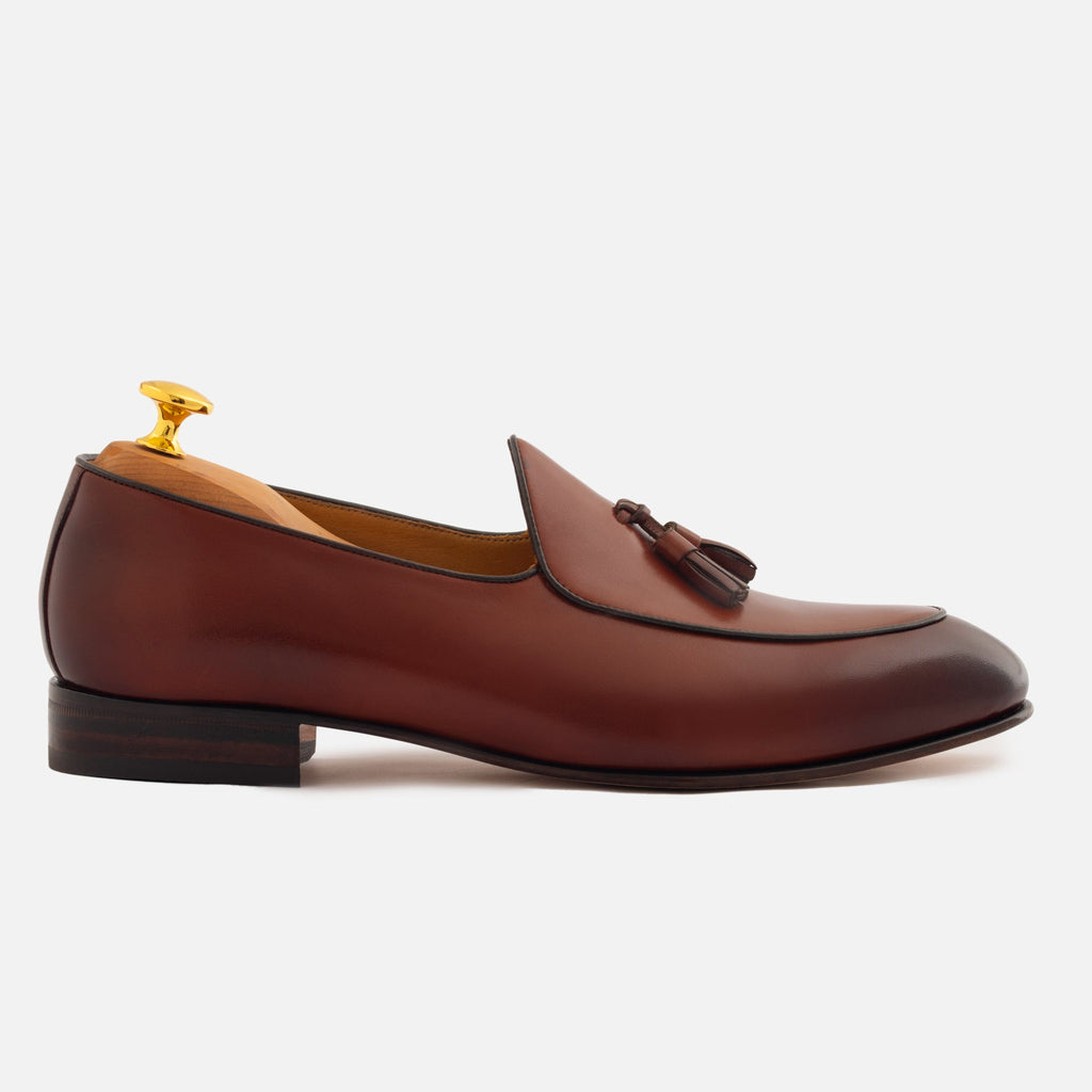 Perry Belgian Loafer in Premium Full-Grain Leather
