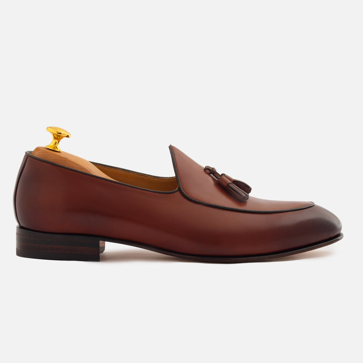 Perry Belgian Loafer in Premium Full-Grain Leather