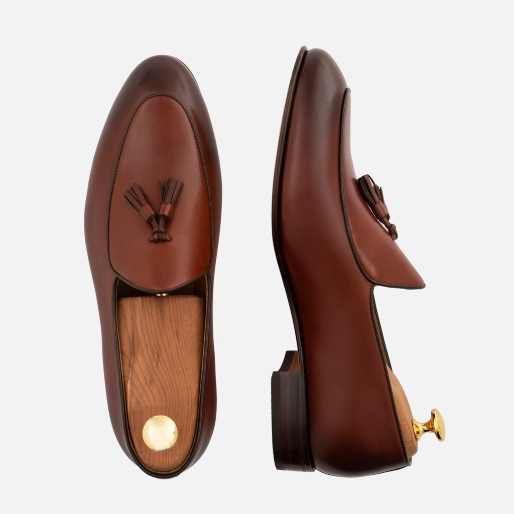 Perry Belgian Loafer in Premium Full-Grain Leather