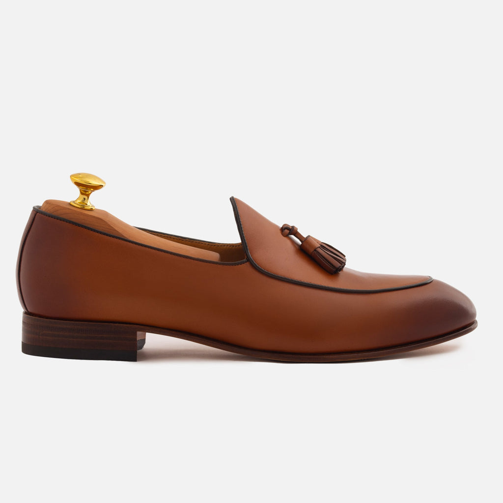 Perry Belgian Loafer in Premium Full-Grain Leather
