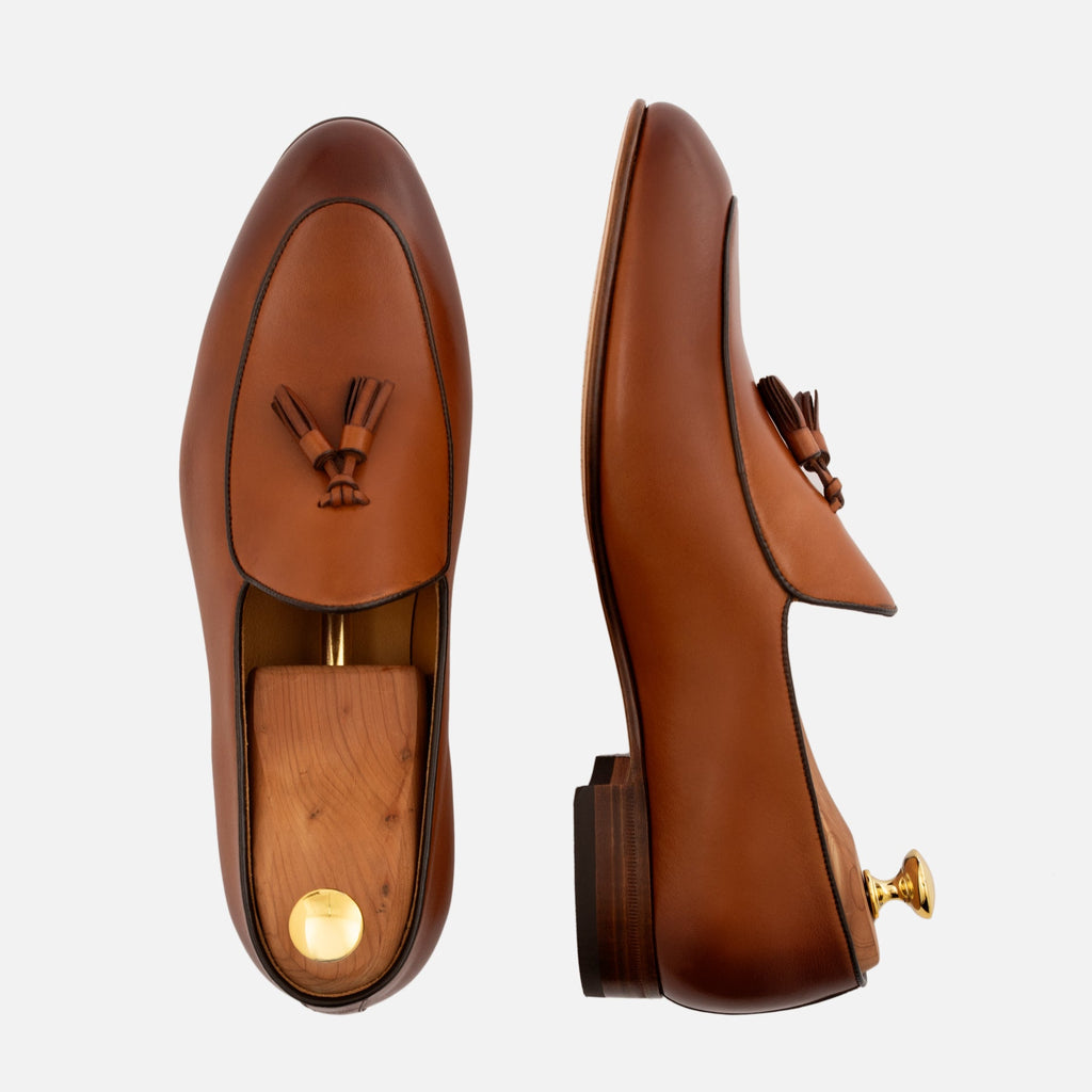 Perry Belgian Loafer in Premium Full-Grain Leather